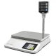 Árszorzós asztali mérleg, 15 kg-os méréshatár, lcd kijelző, tornyos