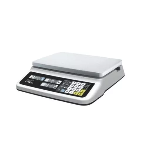 Árszorzós asztali mérleg, 15/30 kg-os méréshatár, lcd kijelző, lapos felépítésű