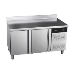   Fagor Concept hűtött munkaasztal, 134x70x85 cm, 2 ajtós, felhajtással