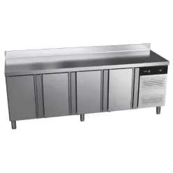   Fagor Concept hűtött munkaasztal, 224x70x85 cm, 4 ajtós, felhajtással