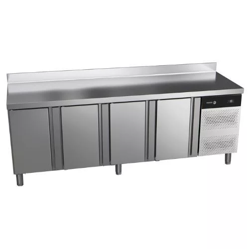 Fagor Concept hűtött munkaasztal, 224x70x85 cm, 4 ajtós, felhajtással