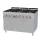 Lotus tűzhely, gázüzemű, 6 égőfejjel, gázüzemű statikus sütővel, 58 kw