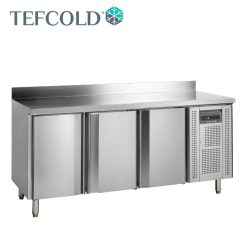   Tefcold mélyhűtött munkaasztal, felhajtással, 3 ajtós, GN1/1, 1795x700x980 mm