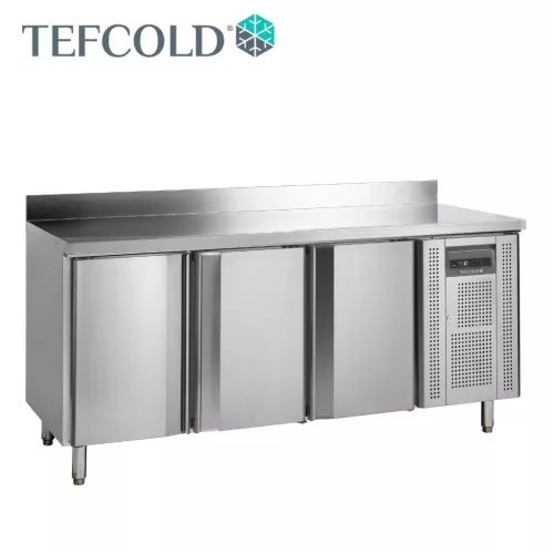 Tefcold mélyhűtött munkaasztal, felhajtással, 3 ajtós, GN1/1, 1795x700x980 mm
