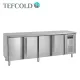 Tefcold mélyhűtött munkaasztal, felhajtás nélkül, 4 ajtós, GN1/1, 2230x700x880 mm