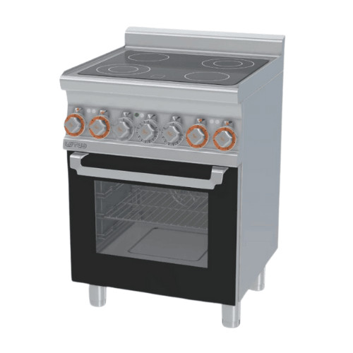 Lotus tűzhely, elektromos, 4 zónás, üvegkerámia, multifunkciós sütővel