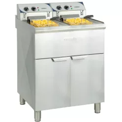   Casselin Snack olajsütő, elektromos, 700-as, 2x10 literes, 3F, tárolóval