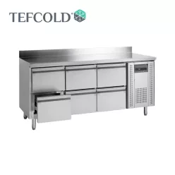 Tefcold hűtött munkaasztal, 6xGN1/1db fiókkal
