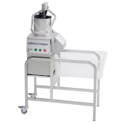 Robot coupe zöldségszeletelő, tárcsák nélkül, állvánnyal, 2 sebesség 375/750 rpm, 3F
