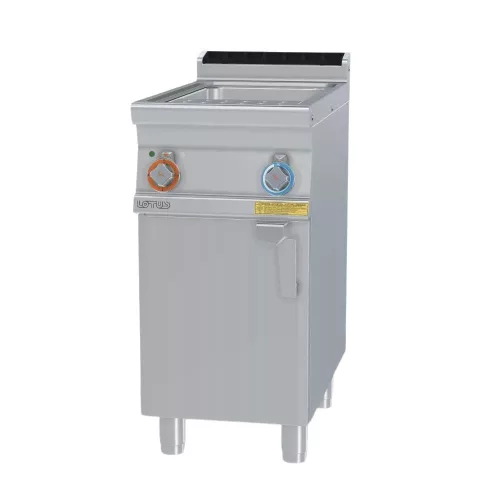 Lotus ipari tésztafőző, 700-as, elektromos, 1x25 liter, manuális vízfeltöltés, tárolóval