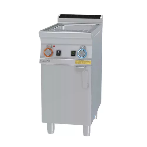 Lotus ipari tésztafőző, 700-as, gázüzemű, 1x25 liter, manuális vízfeltöltés, tárolóval