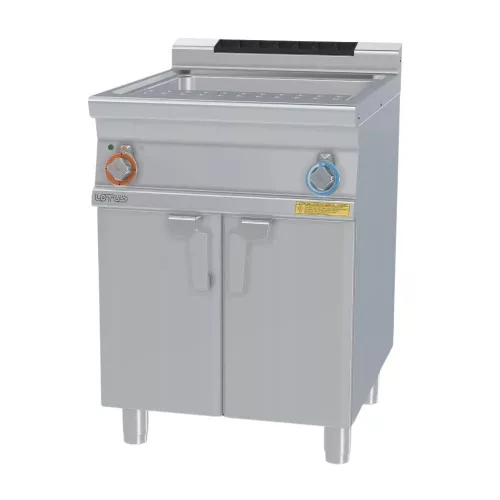 Lotus ipari tésztafőző, 700-as, elektromos, 1x40 liter, manuális vízfeltöltés, tárolóval