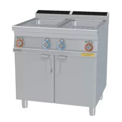   Lotus ipari tésztafőző, 700-as, elektromos, 2x25 liter, manuális vízfeltöltés, tárolóval