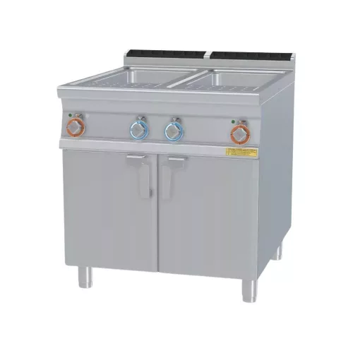 Lotus ipari tésztafőző, 900-as, elektromos, 2x40 liter, manuális vízfeltöltés, tárolóval