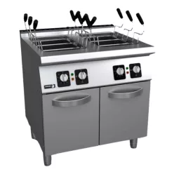   Fagor ipari tésztafőző, 700-as, elektromos 2x40 liter, 2 medencés, 6 kosaras