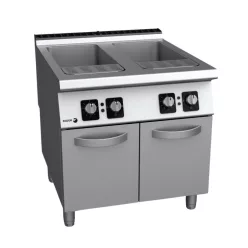   Fagor ipari tésztafőző, 900-as, elektromos, 2x40 liter, 2 medencés, 6 kosaras