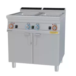   Lotus ipari tésztafőző, 700-as, gázüzemű, 2x25 liter, automata vízfeltöltés, tárolóval
