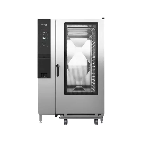 Fagor iKORE kombi sütő gőzpároló, gázos, bojleres, 20 x GN2/1 tálcás, elektromechanikus vezérléssel