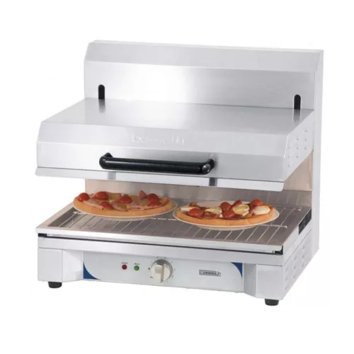 Szalamander sütő, egyzónás, üvegkerámiás lámpa, 2,2 kw