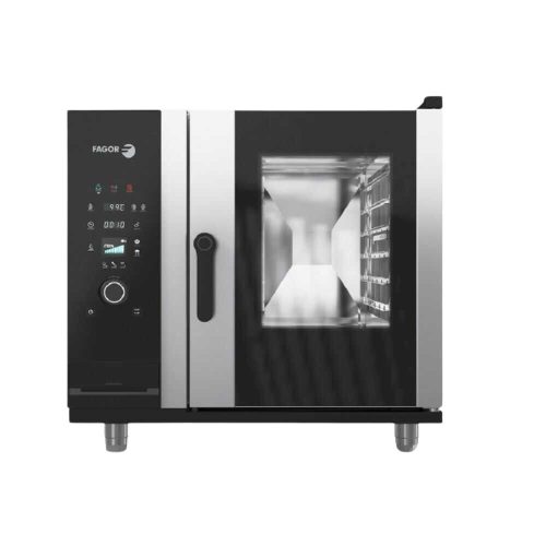 Fagor iKORE kombi sütő gőzpároló, gázos, direkt befecskendezéses, 6 x GN1/1 tálcás, elektromechanikus vezérlés