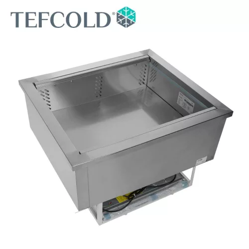Tefcold Hűtött medence, 107 L, 2 db GN1/1, ventillációs hűtés