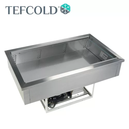 Tefcold Hűtött medence, 161 L, 3 db GN1/1, ventillációs hűtés