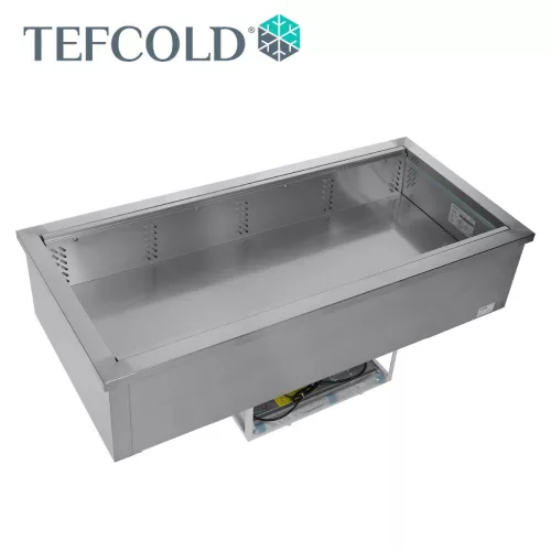 Tefcold Hűtött medence, 213 L, 4 db GN1/1, ventillációs hűtés