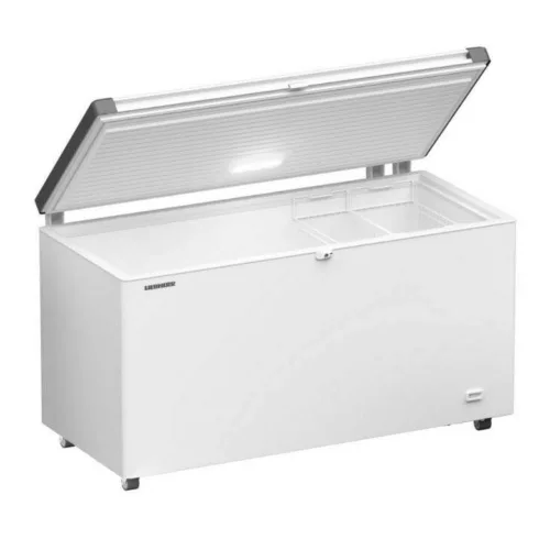 Liebherr mélyhűtő láda, 404 literes, felnyíló telifehér tetős