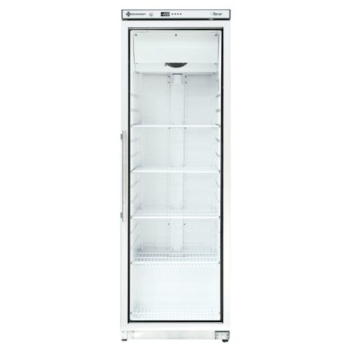 Forcar mélyhűtőszekrény, 400 literes, ventillációs, üvegajtóval, festett