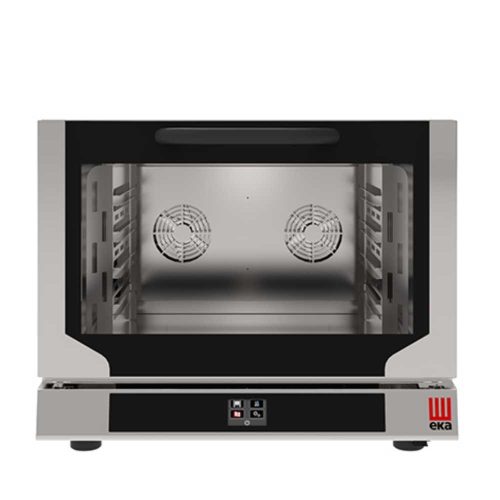 Tecnoeka kombinált sütő párolóberendezés, elektromos, 4 x GN1/1, gasztronómiai, digitális vezérléssel