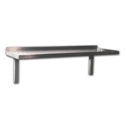 Fali polc, perforált, fix konzolos, 1000x300 mm