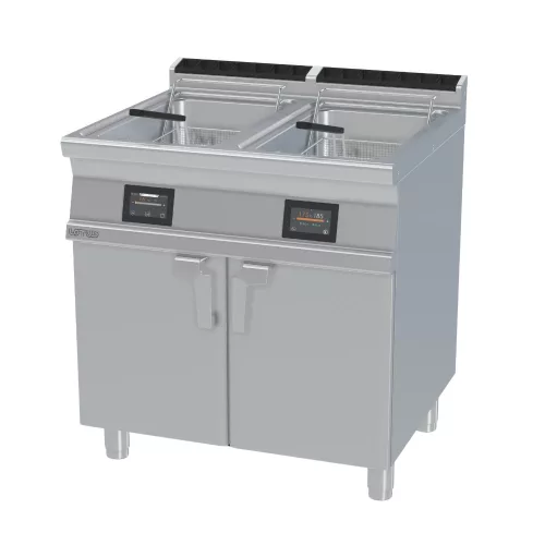 Lotus olajsütő, érintőképernyős, elektromos, 700-as, 2x18 literes, tárolóval
