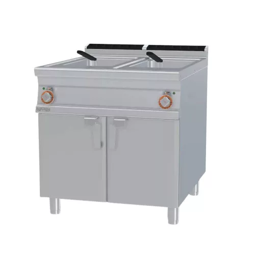 Lotus olajsütő, elektromos, 900-as, 2x18 literes, tárolóval