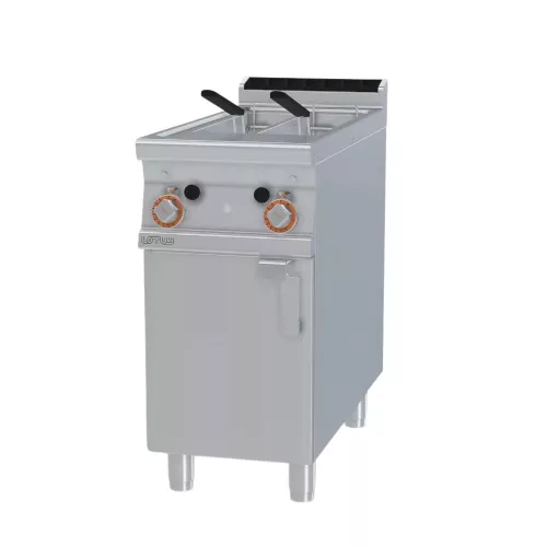 Lotus olajsütő, gázüzemű, 900-as, 2x8 literes, tárolóval