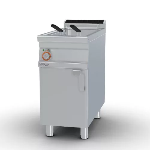 Lotus olajsütő, elektromos, 900-as, 1x25 literes, tárolóval