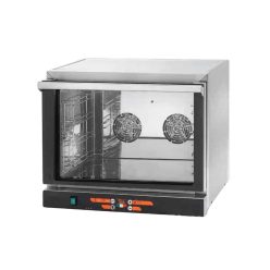   Tecnodom ipari sütő, elektromos, légkeveréses, 4 tálcás, digitális, 3,15 kw
