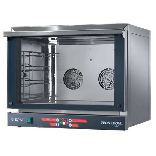 Tecnodom ipari sütő, elektromos, légkeveréses, 4xGN1/1 tálcás, digitális, 3,15 kw