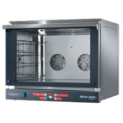   Tecnodom ipari sütő, elektromos, légkeveréses, 4xGN1/1 tálcás, digitális, lenyíló ajtós