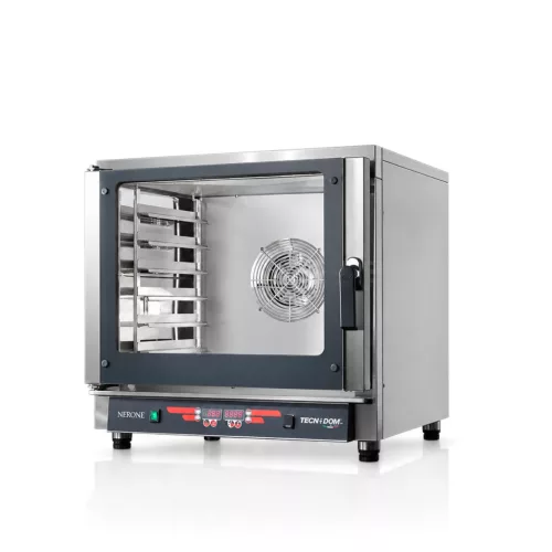 Tecnodom Ipari sütő, elektromos, légkeveréses, 6 tálcás, digitális, 7,65 kw