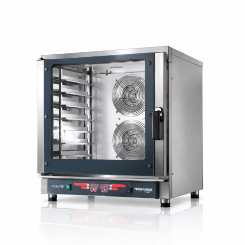 Tecnodom Ipari sütő, elektromos, légkeveréses, 7 tálcás, digitális, 10,7 kw