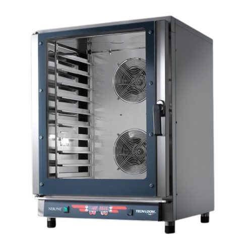 Tecnodom ipari sütő, elektromos, légkeveréses, 10xGN1/1, digitális, 12,7 kw