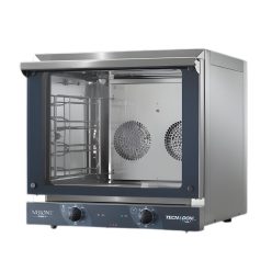   Tecnodom ipari konvekciós sütő, elektromos, légkeveréses, 4xGN1/1 tálcás, mechanikus