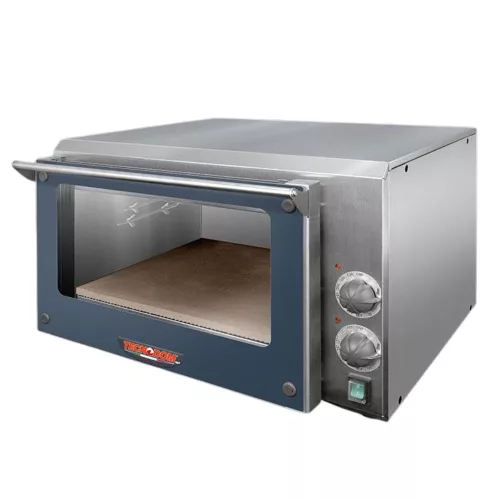 Tecnodom Etna Pizzakemence, elektromos, magasított kamrás, 420 mm, 2,95 kW