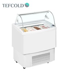   Tefcold Fagylaltpult, 4 tégelyes, automatikus, ventillációs, led belső világítással