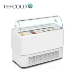   Tefcold Fagylaltpult, 7 tégelyes, automatikus, ventillációs, led belső világítással