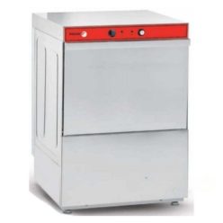   Fagor eco ipari tányér és pohármosogató gép, fronttöltéses, 50x50 cm-es kosár, beépített mosogató öblítő adagolóval