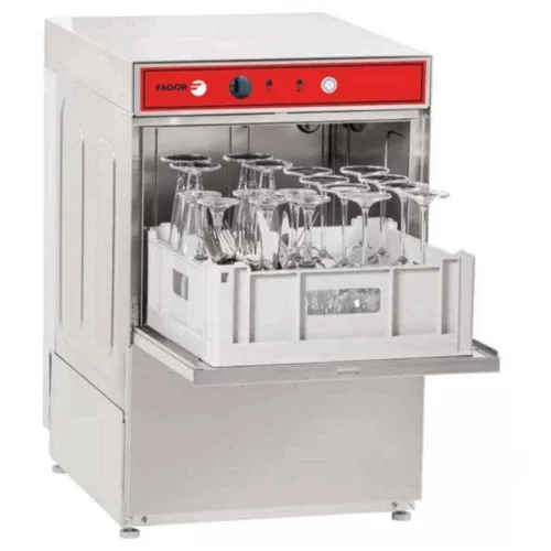 Fagor eco ipari pohármosogató gép, 40x40 cm-es kosár, beépített mosogató öblítő adagolóval