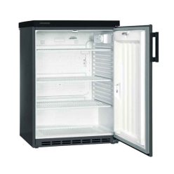   Liebherr hűtőszekrény, pult alá helyezhető, 175 literes, statikus, teli ajtós, fekete