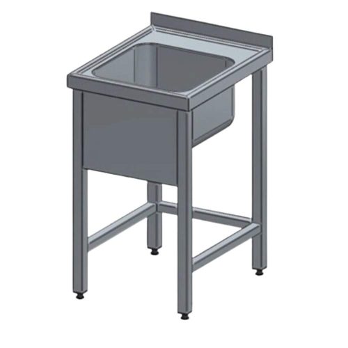 Mosogató, egymedencés, 40x40x25 cm