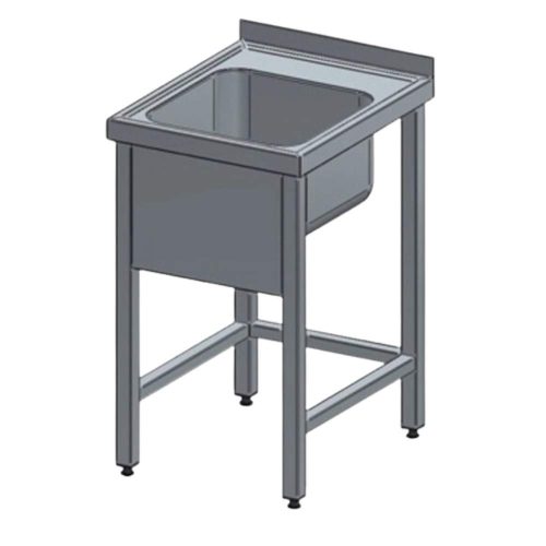 Mosogató, egymedencés, 40x50x25 cm